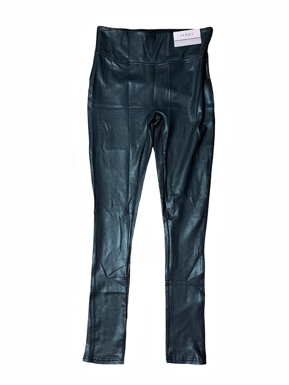 Serra Faux Leather Leggings Black Size Medium
